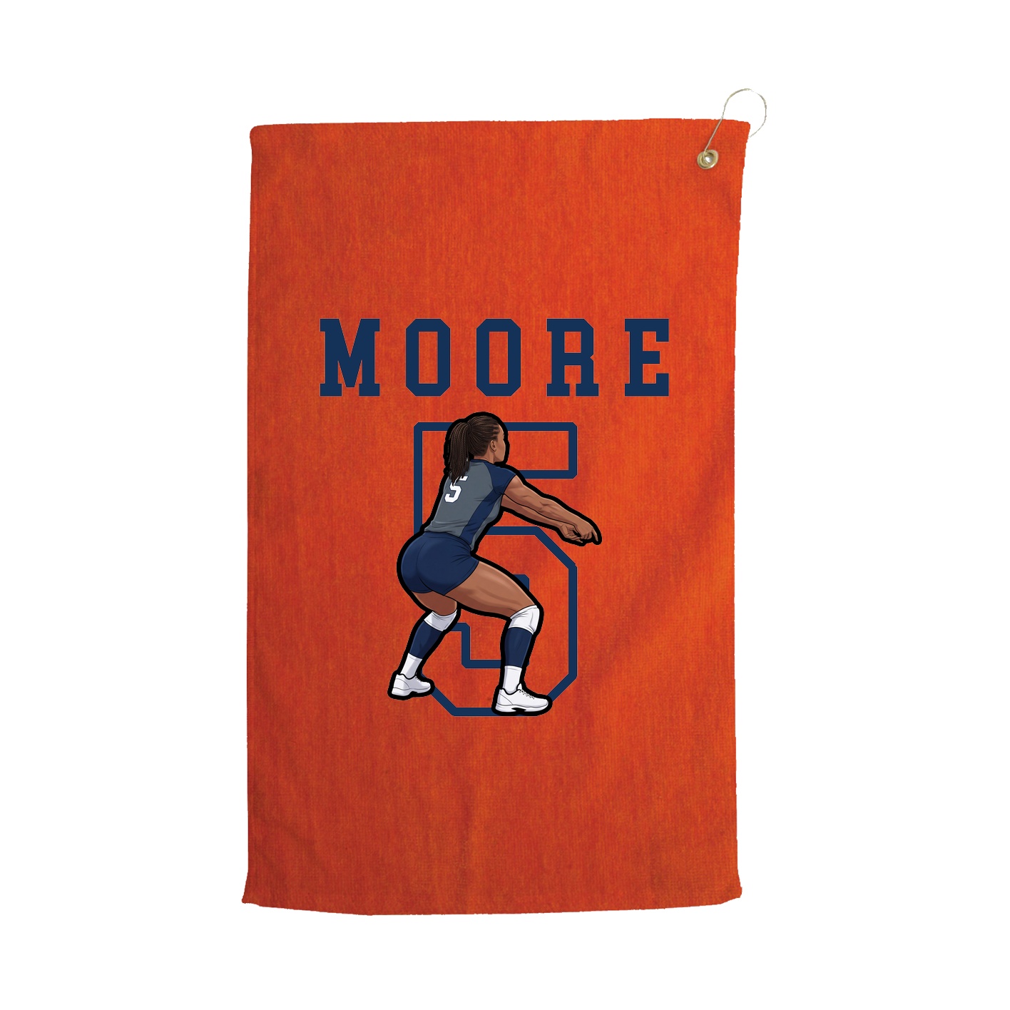 Golf Towel — Shirsey in Orange