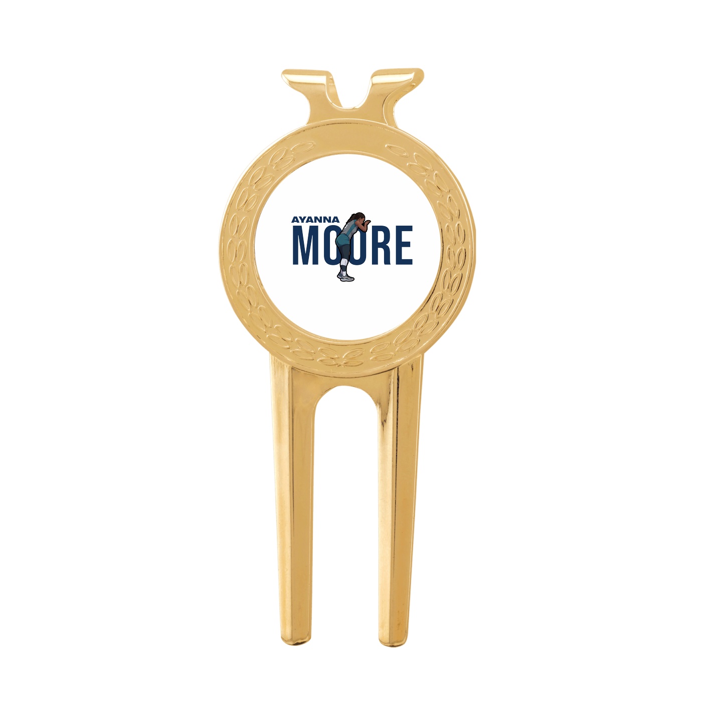 Divot Tool with Ball Marker — Player Name in Classic