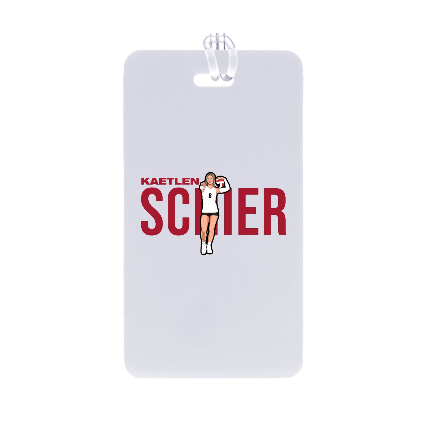 Bag Tag — Player Name in Classic