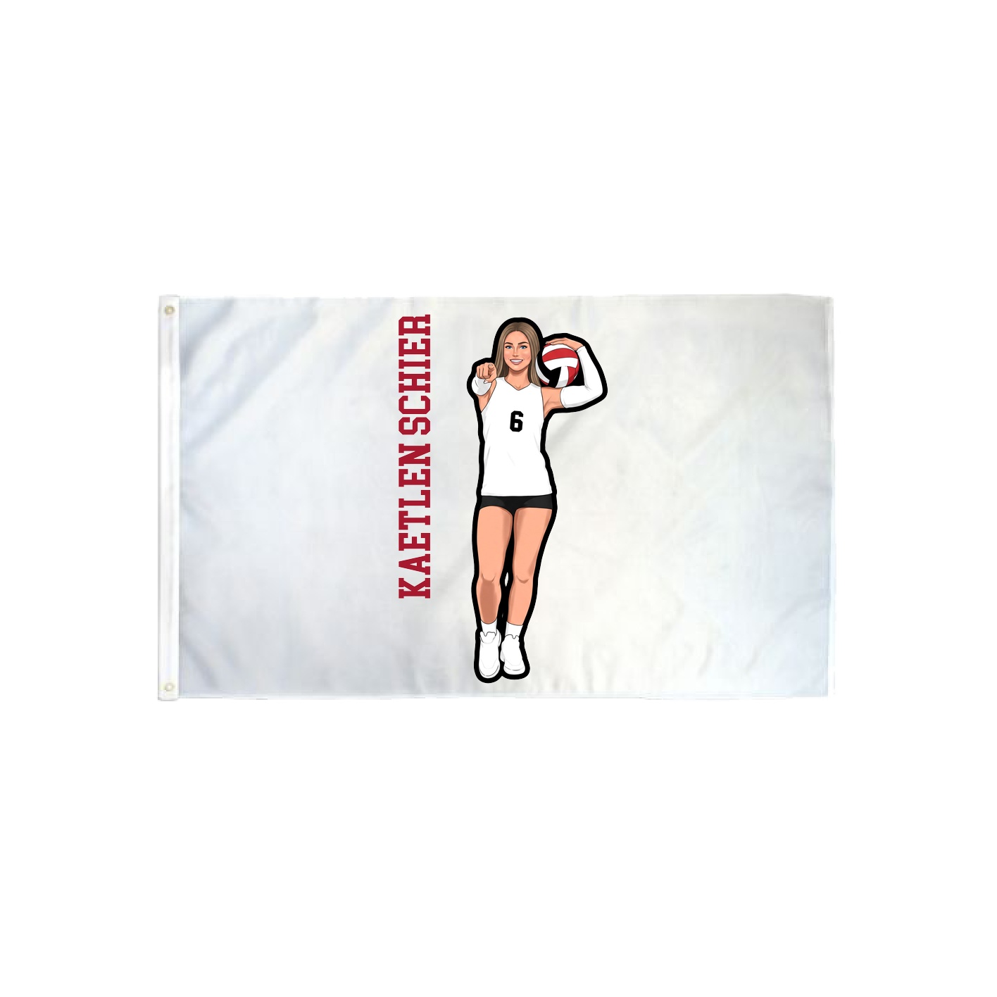 3x5 Flag — Name Vertical in Classic