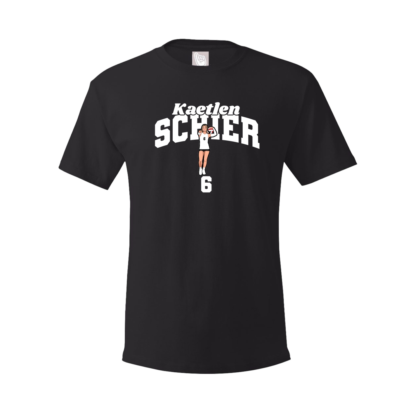 Tee — Signature Arch in Black