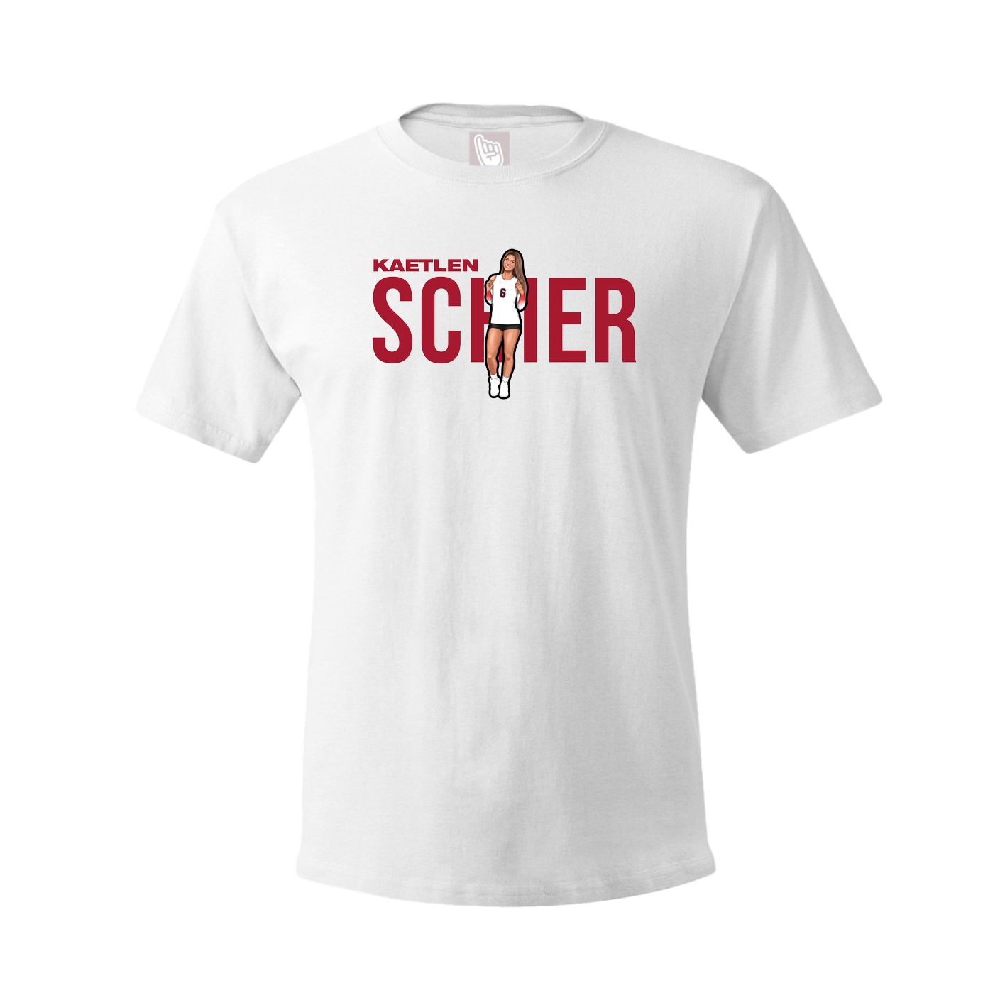 Youth Tee — Player Name in White