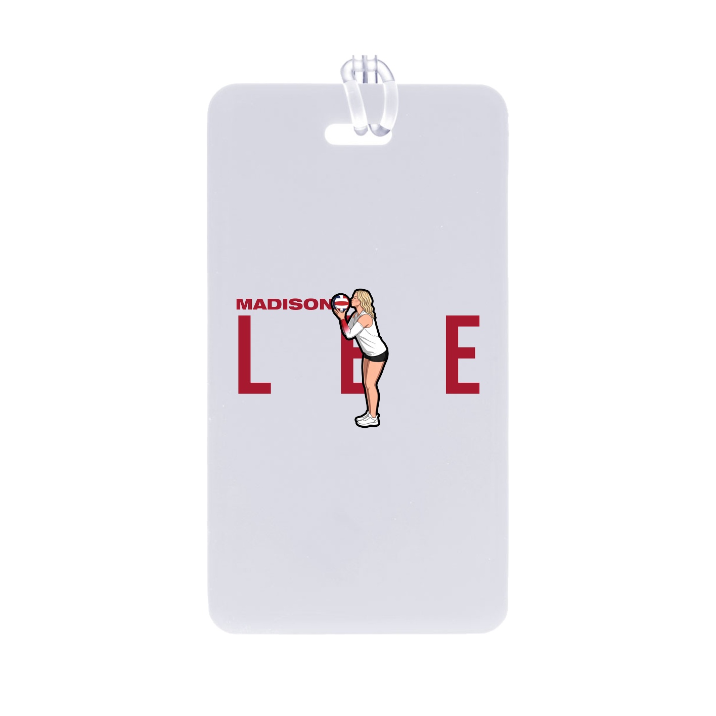 Bag Tag — Player Name in Classic
