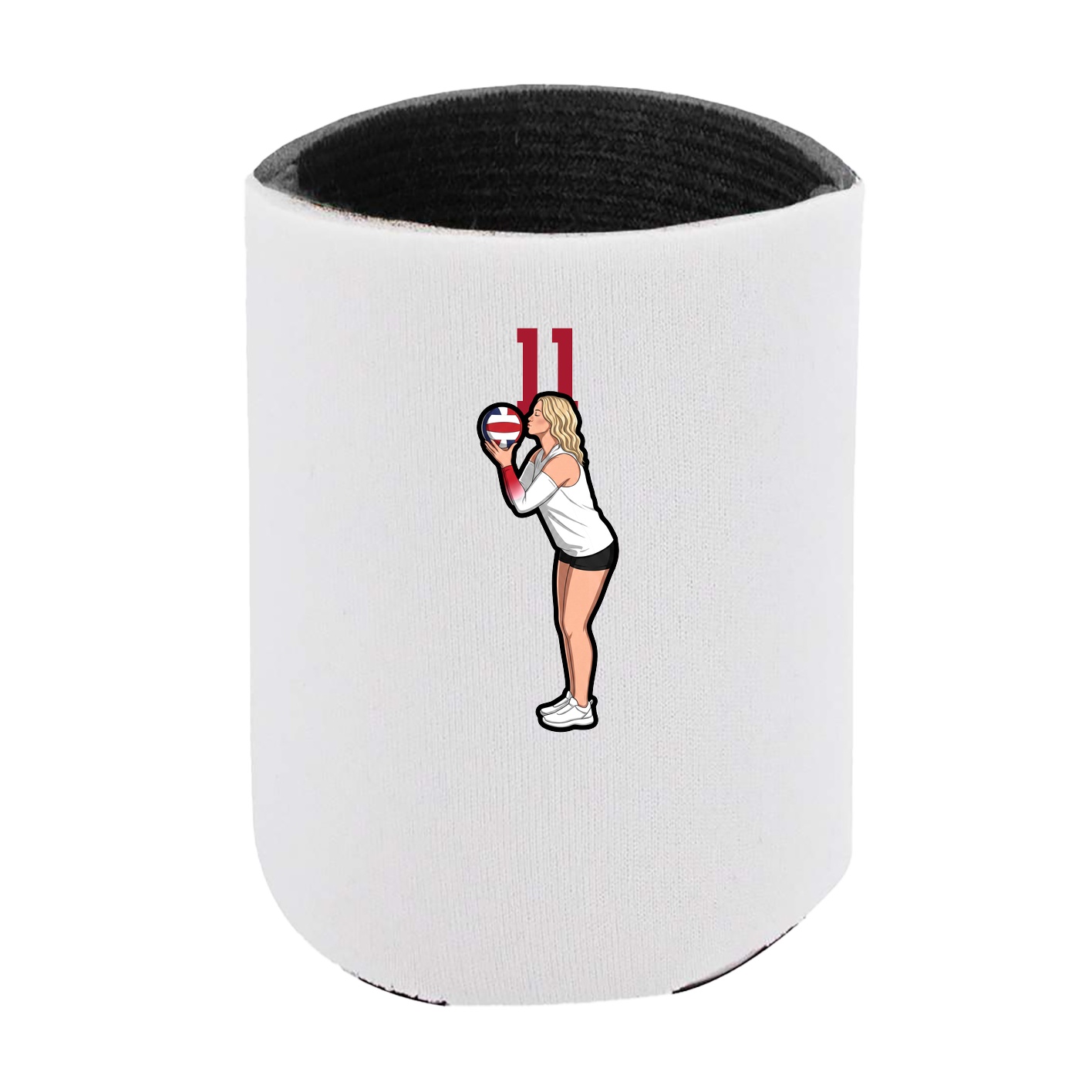Can Holder — Number Top in White