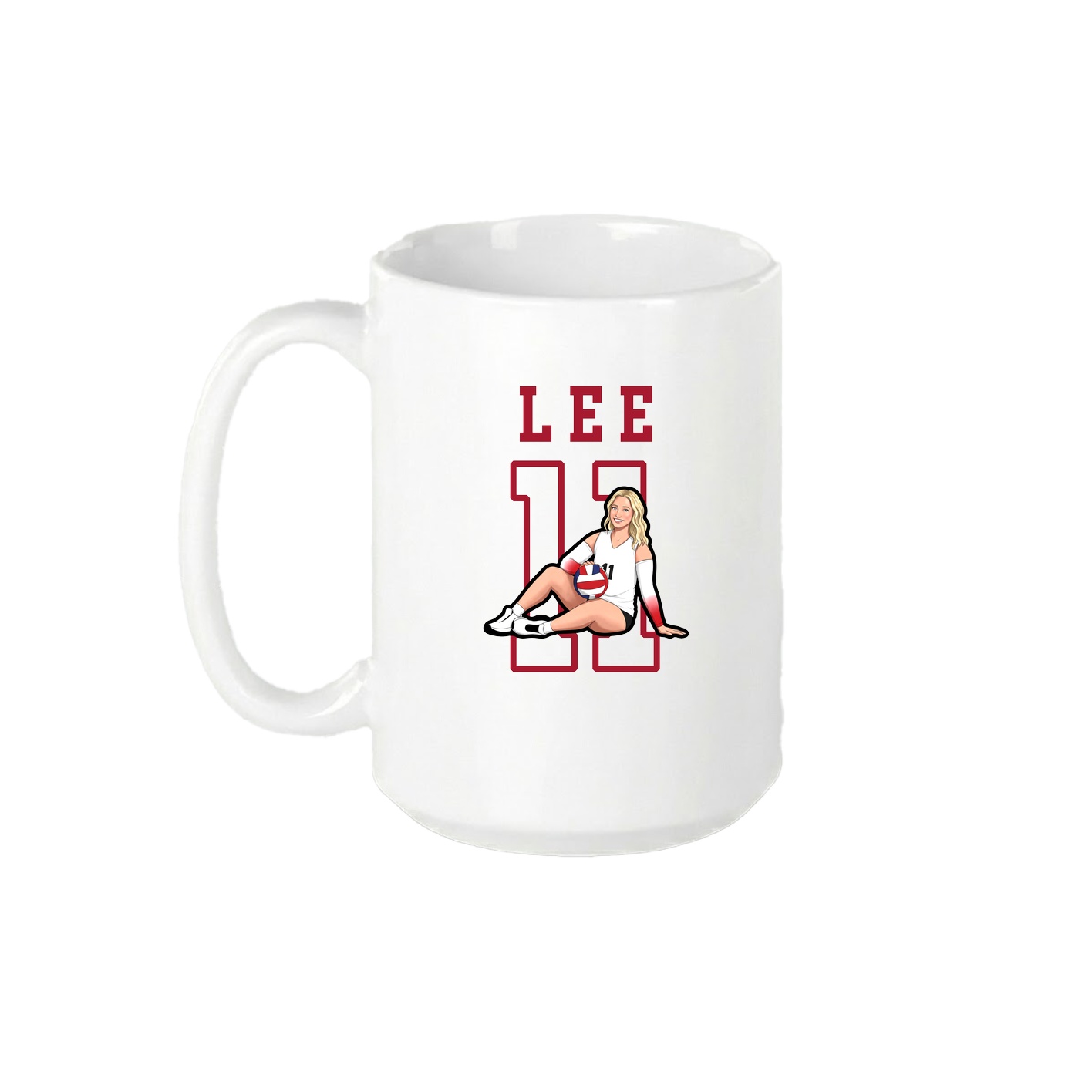 15oz Coffee Mug — Shirsey in White