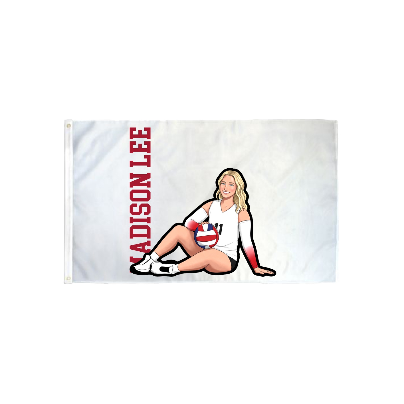 3x5 Flag — Name Vertical in Classic