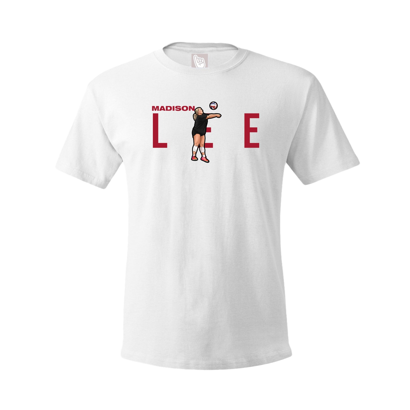 Youth Tee — Player Name in White