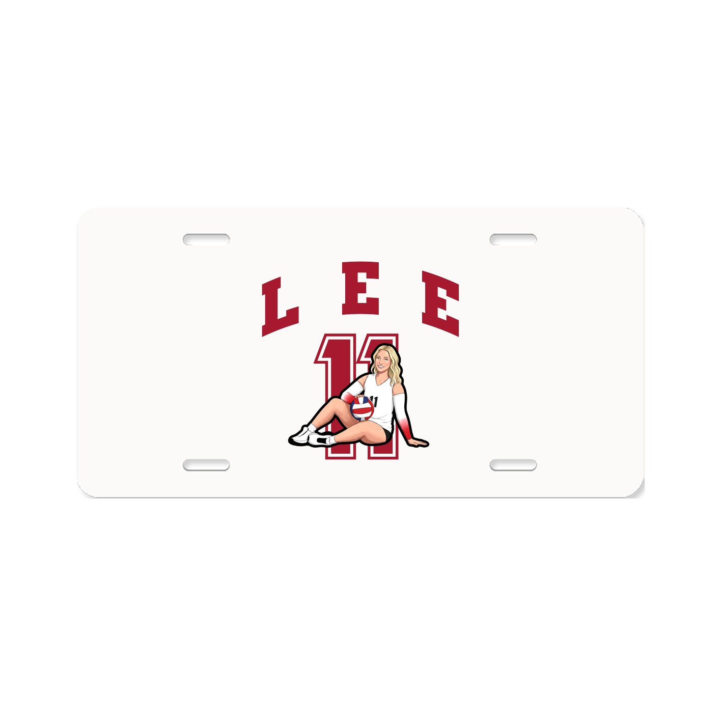 License Plate — Number in Classic