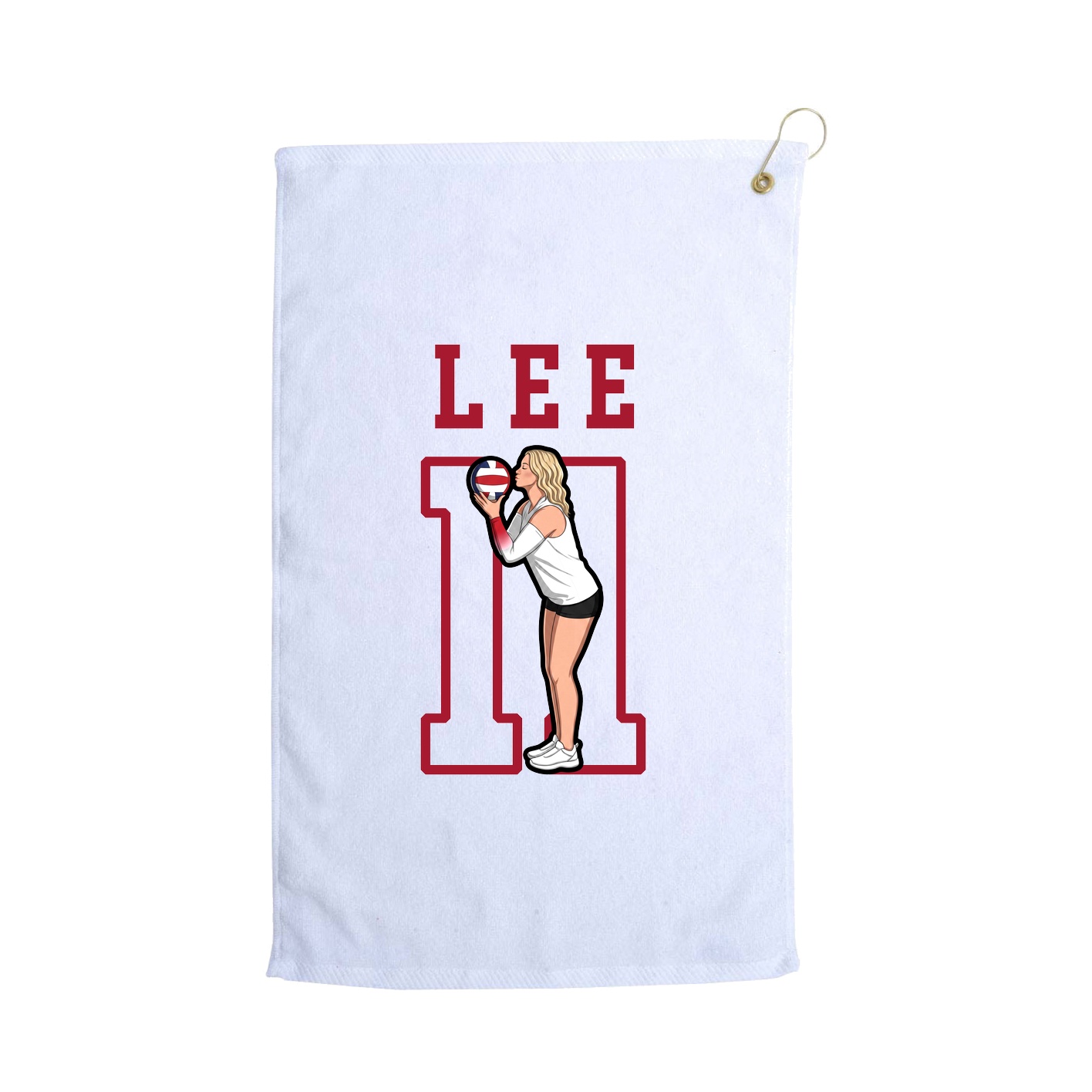 Golf Towel — Shirsey in White