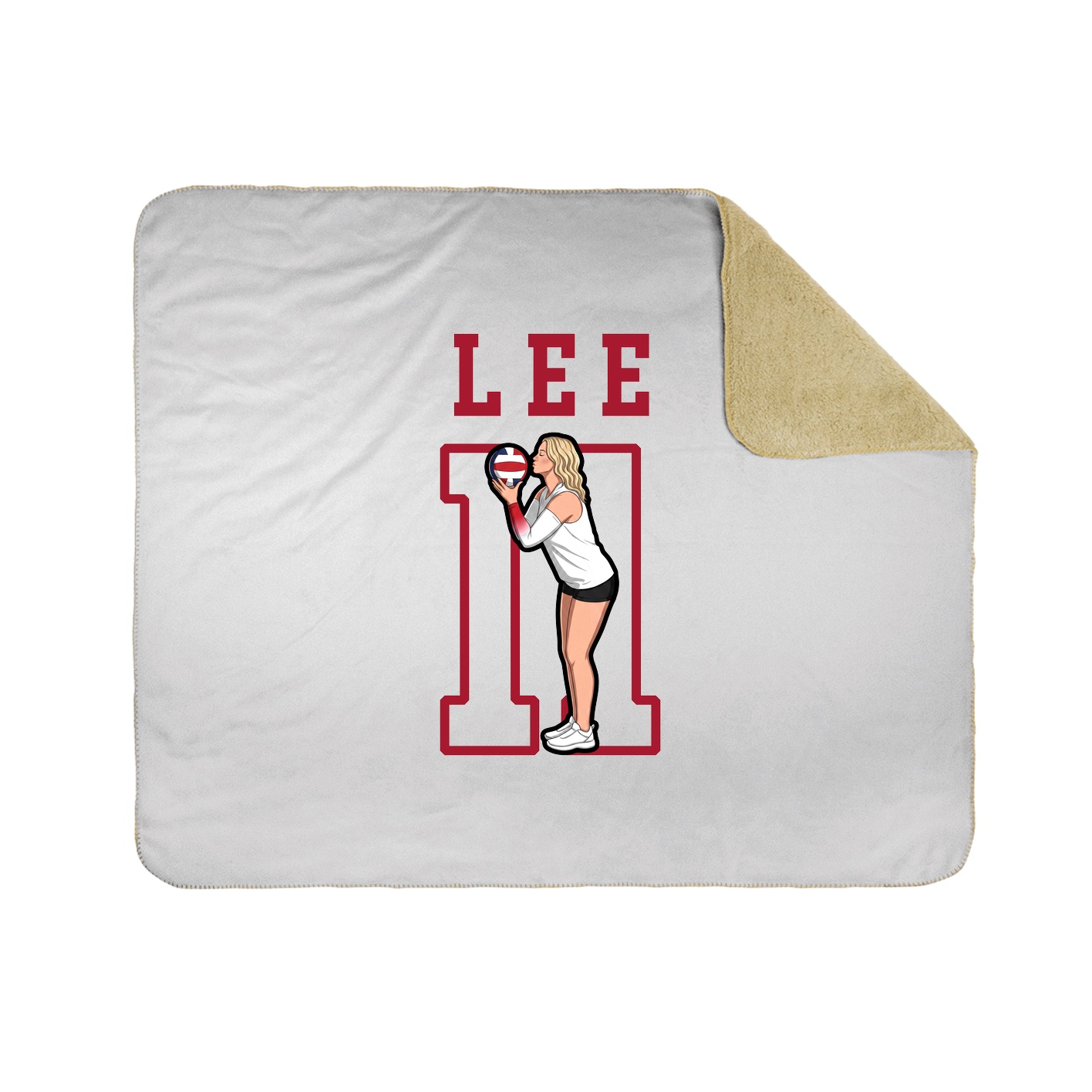 Throw Blanket — Shirsey in White