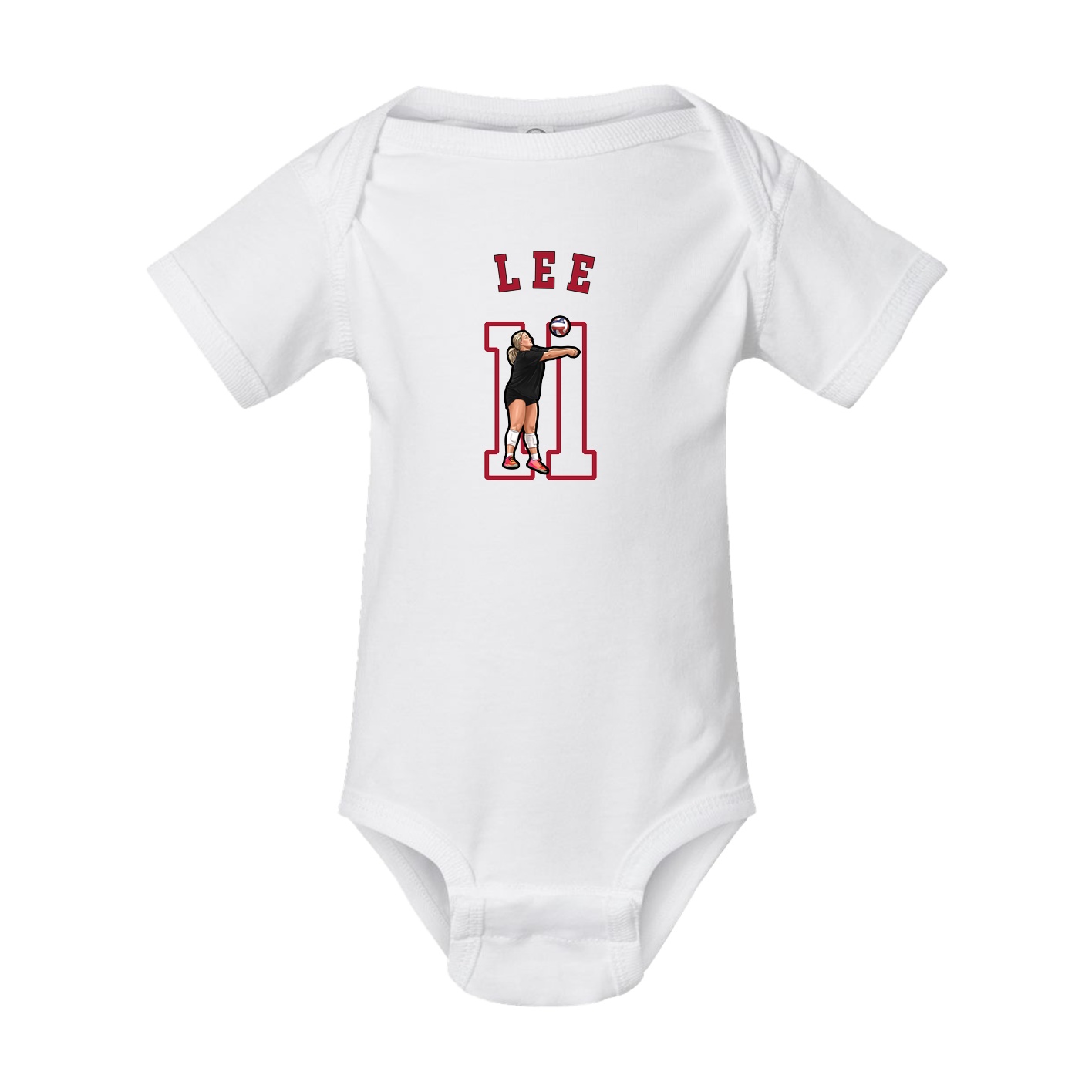 Baby Onesie — Shirsey Arch in White