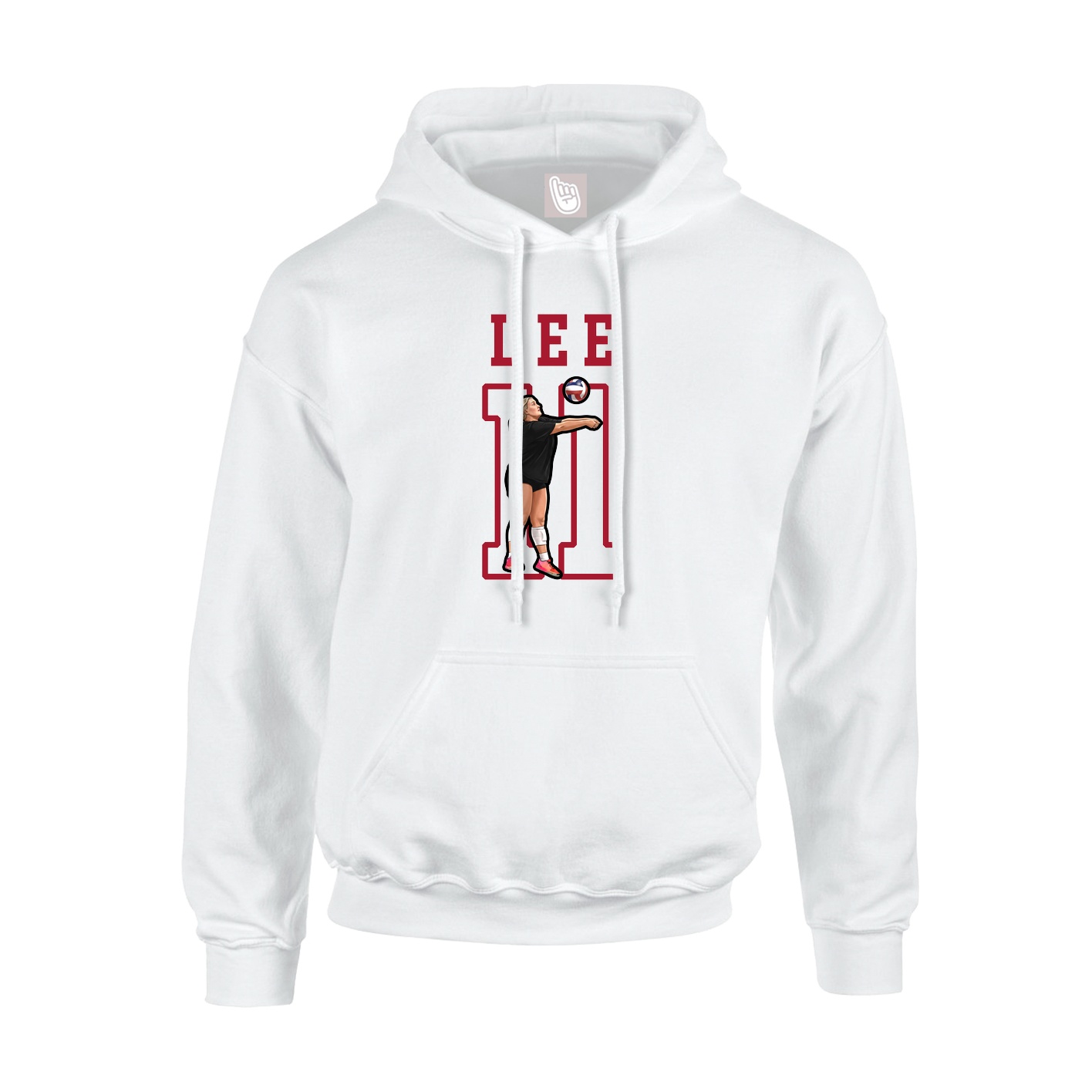 Hoodie — Shirsey in White