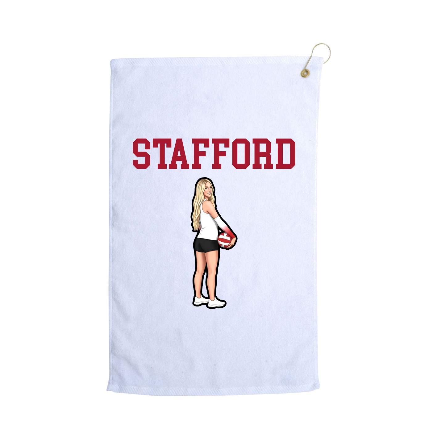 Golf Towel — Shirsey in White