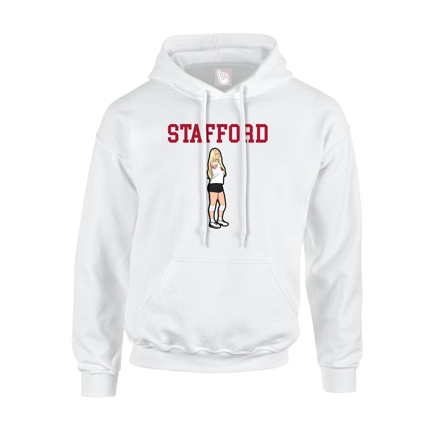 Youth Hoodie — Shirsey in White