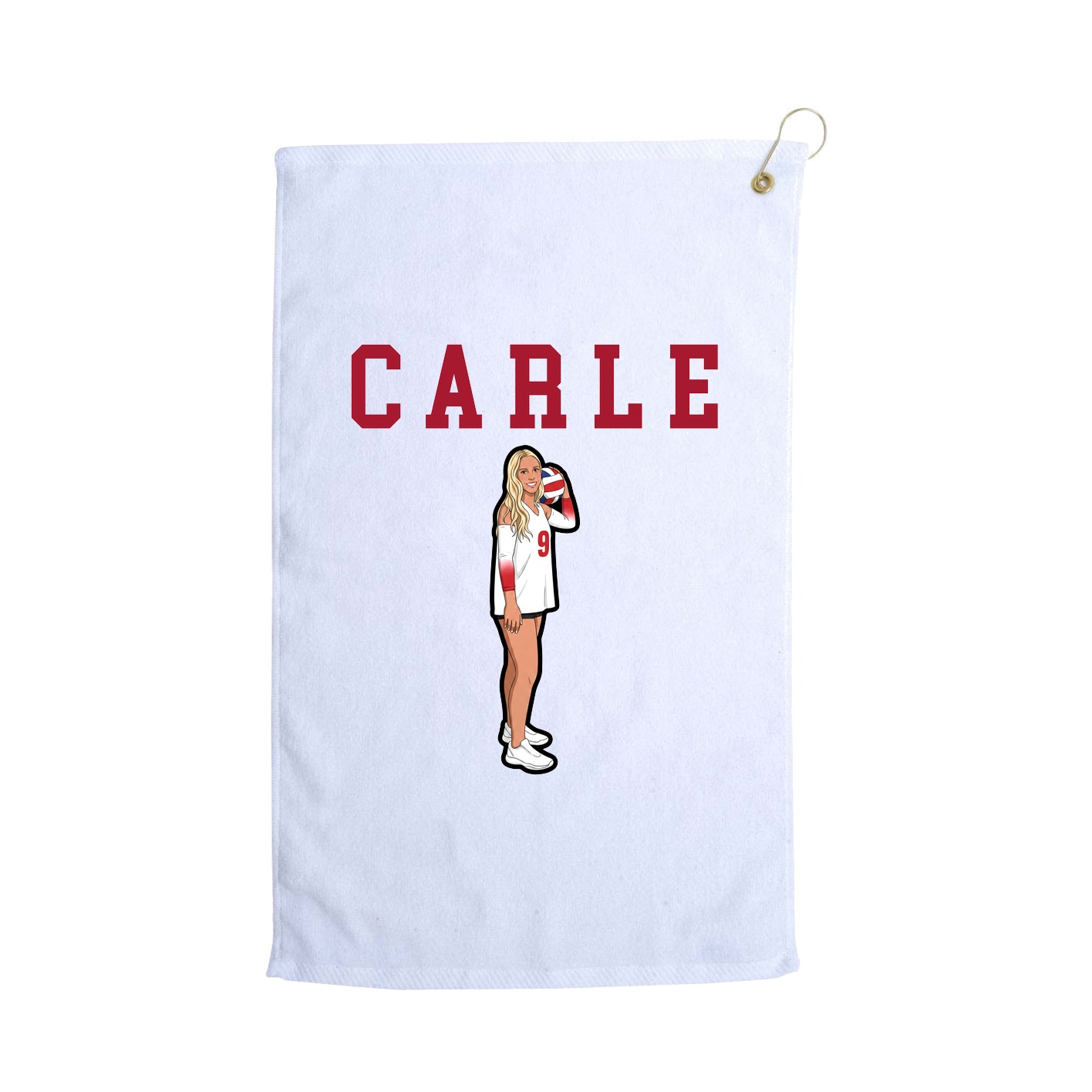 Golf Towel — Shirsey in White