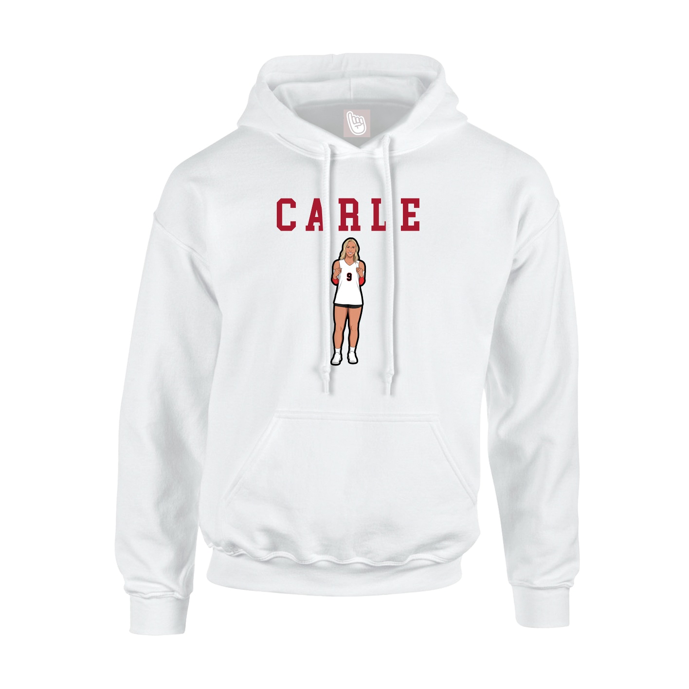 Hoodie — Shirsey in White