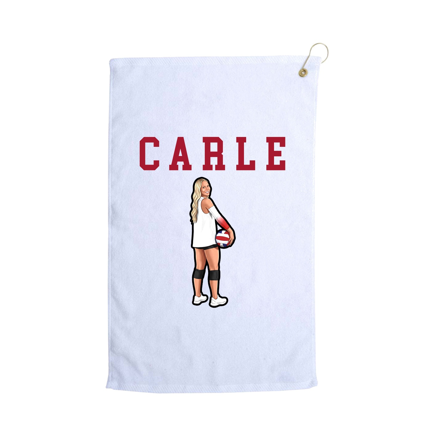 Golf Towel — Shirsey in White