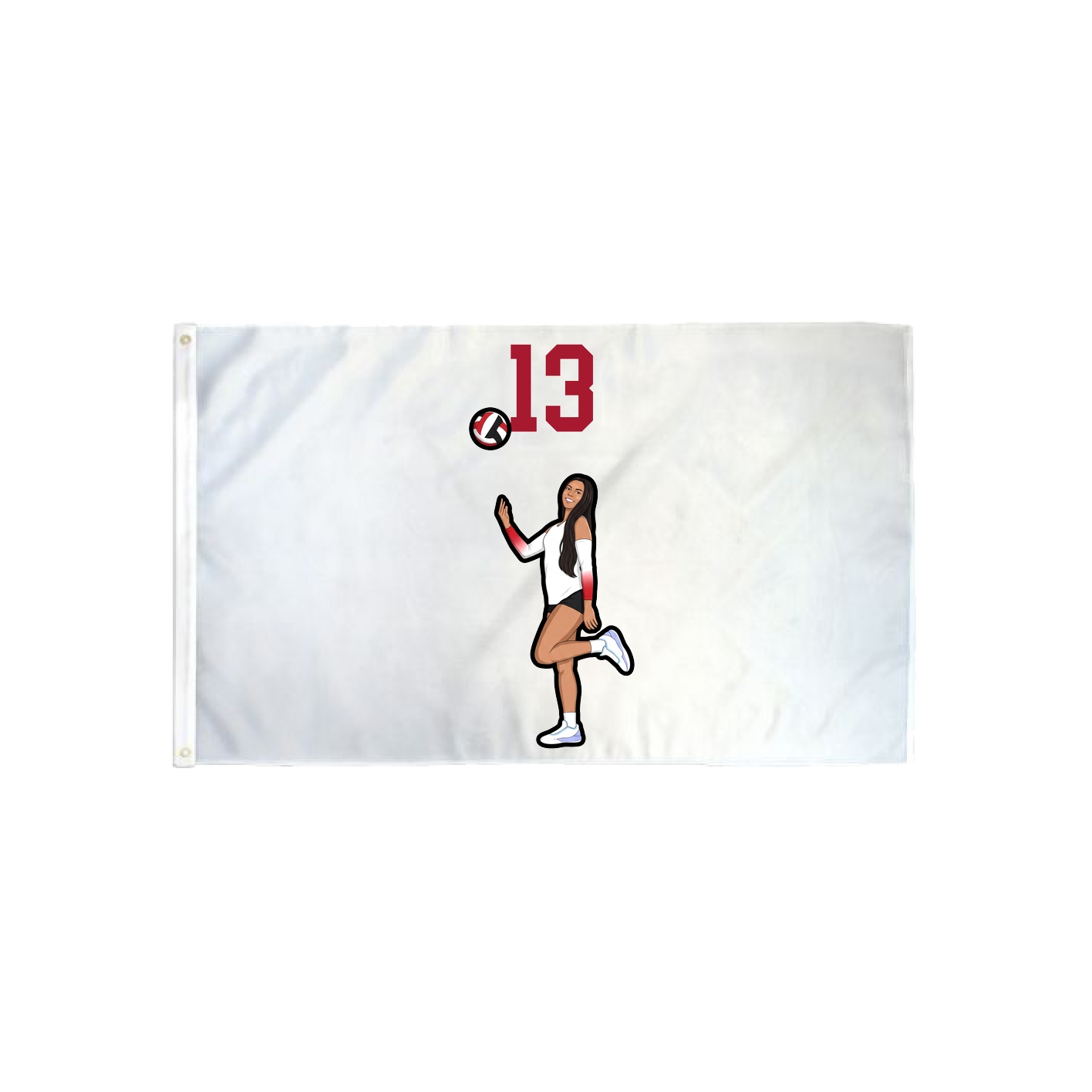 3x5 Flag — Number Top in Classic