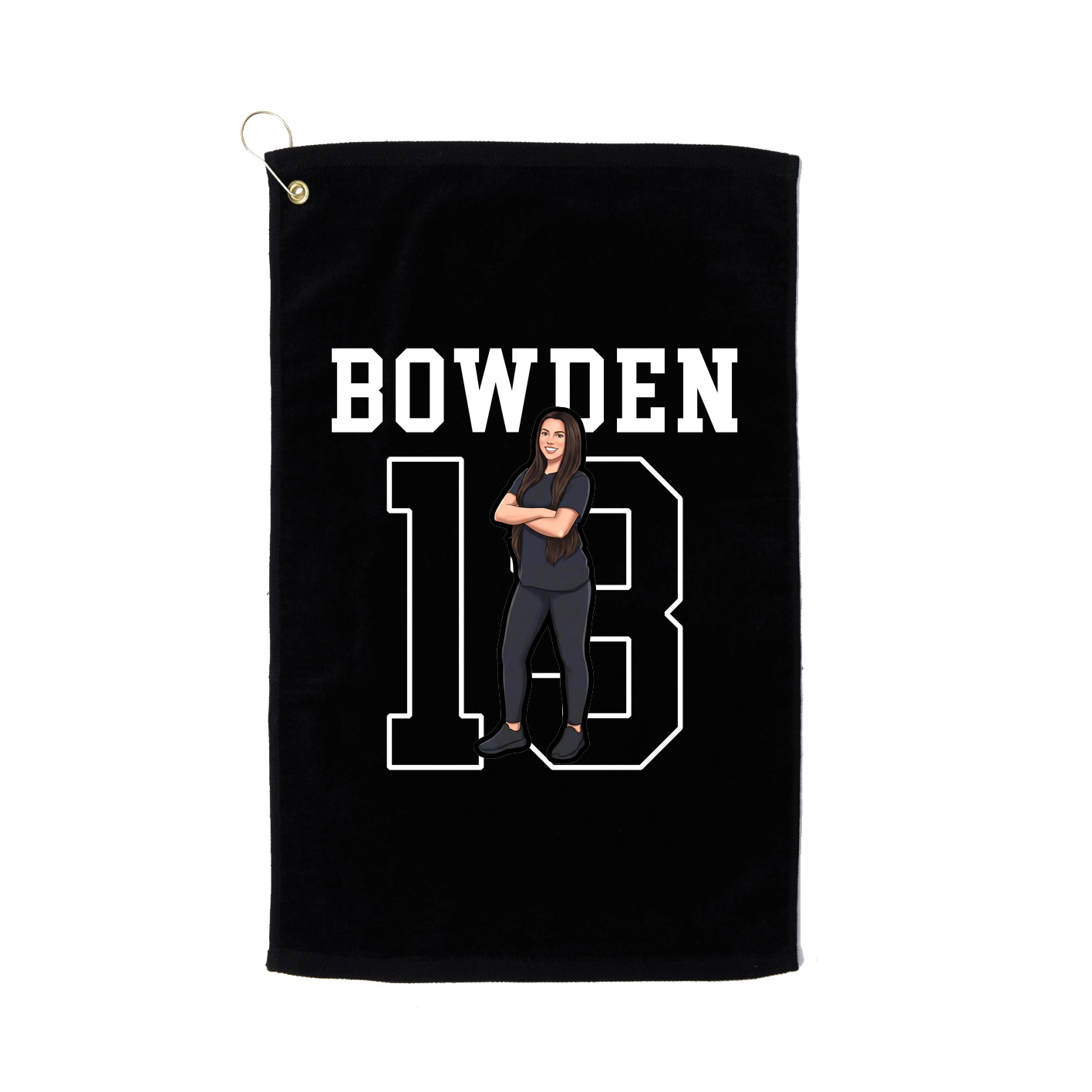 Golf Towel — Shirsey in Black