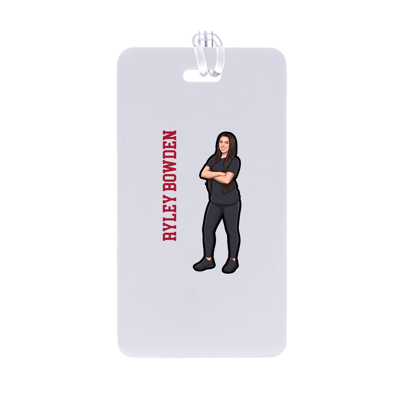 Bag Tag — Name Vertical in Classic