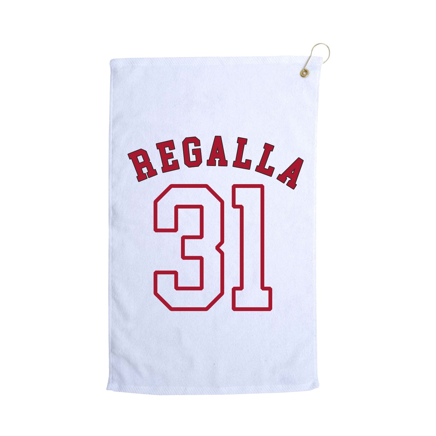Golf Towel — Shirsey Arch in White