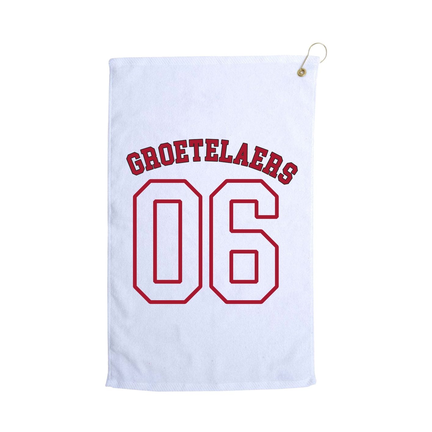 Golf Towel — Shirsey Arch in White