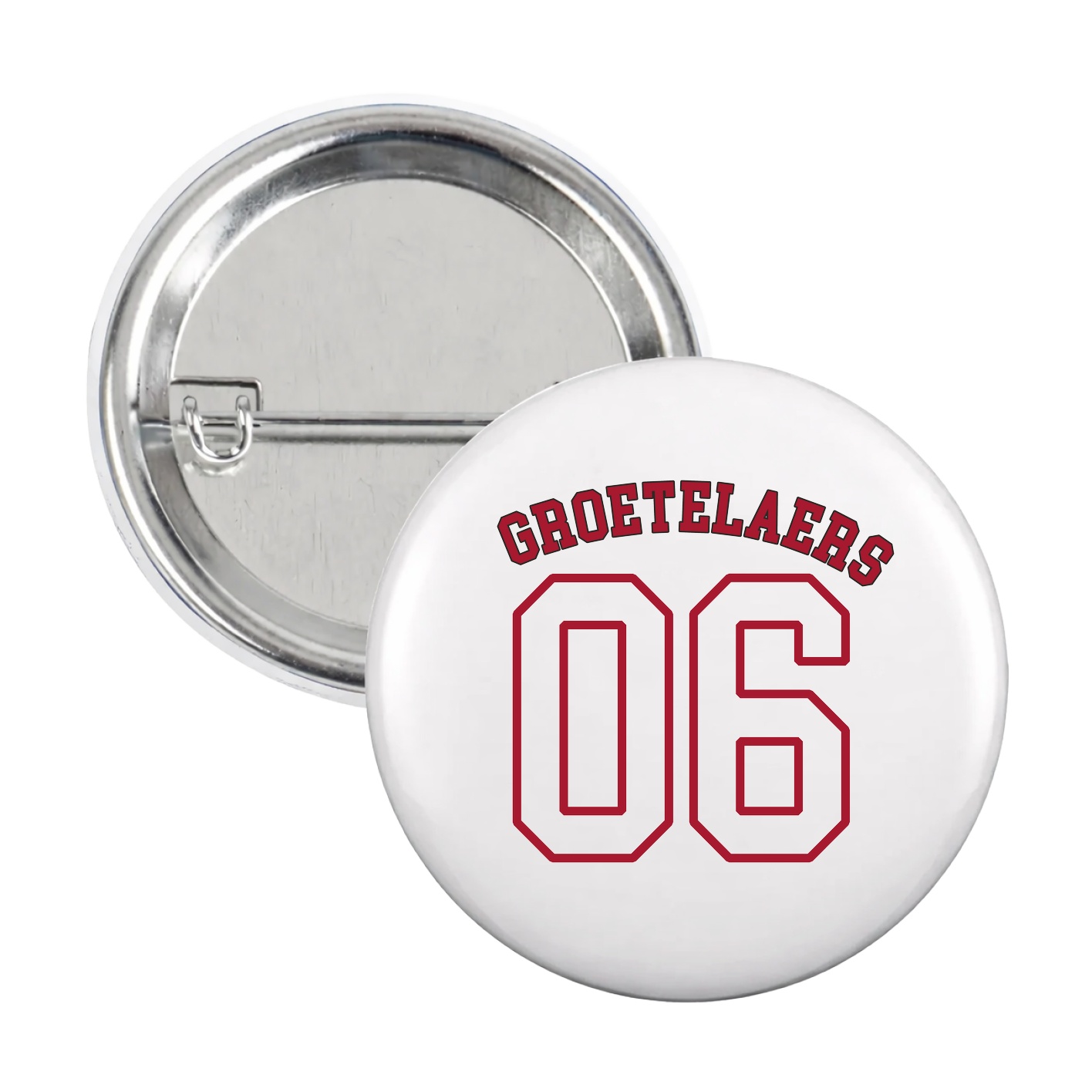 Game Day Button — Shirsey Arch in White