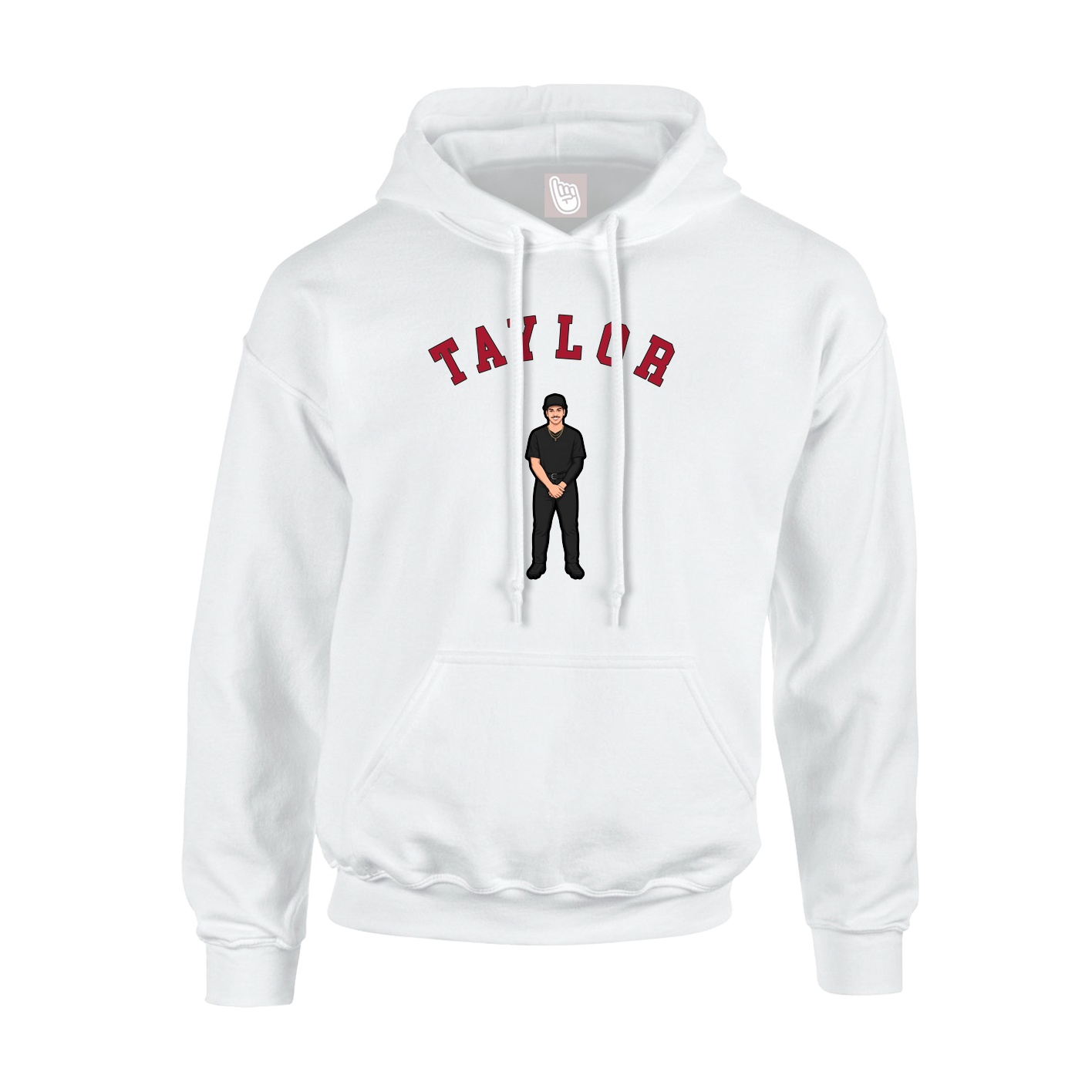 Hoodie — Shirsey Arch in White