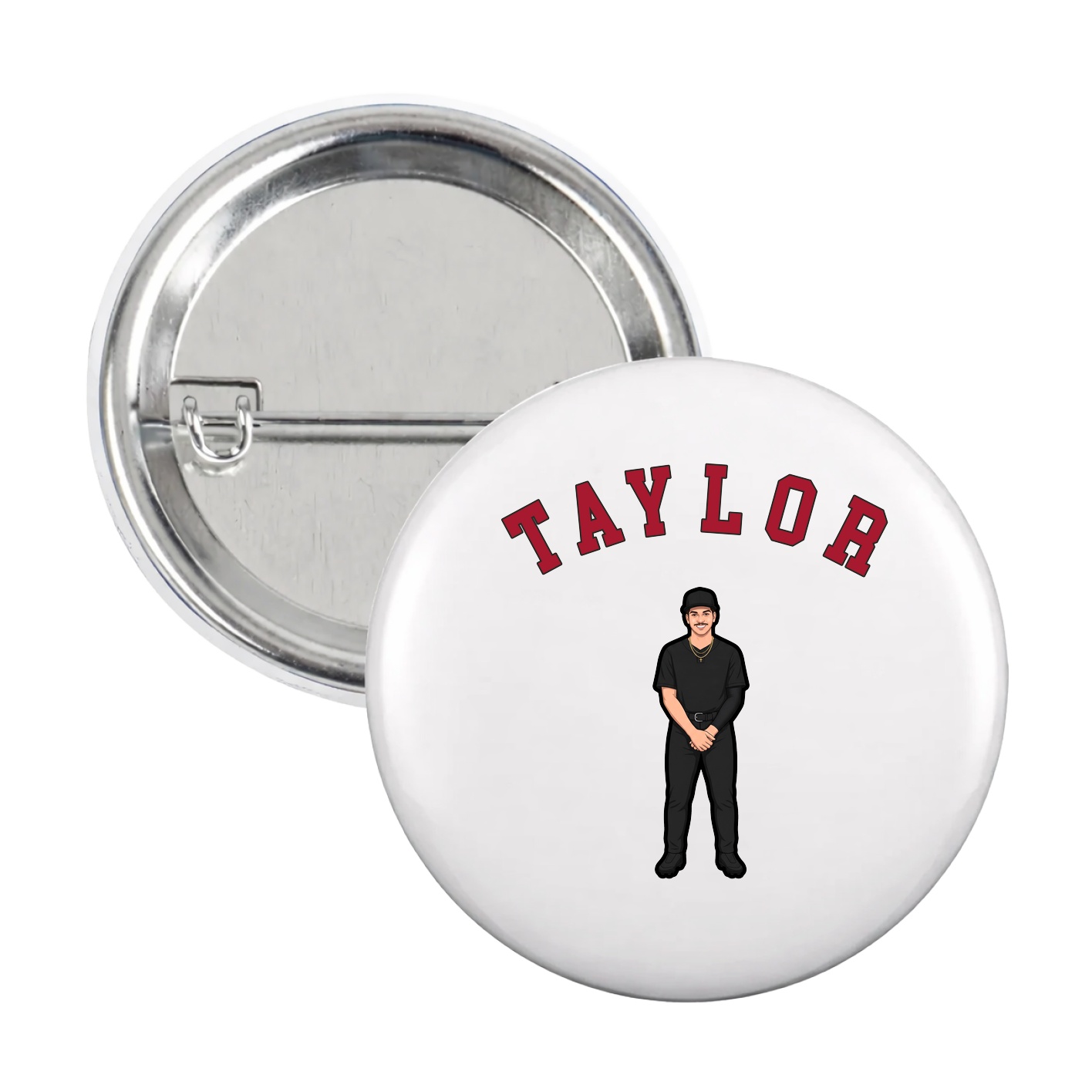 Game Day Button — Shirsey Arch in White