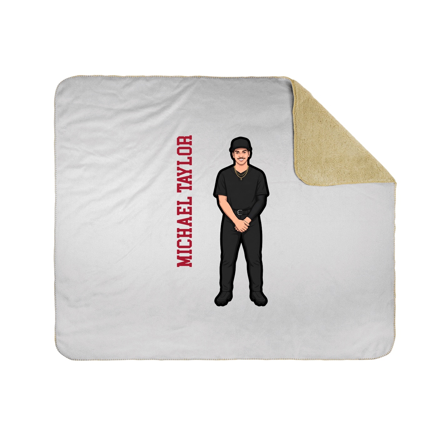 50x60 Sherpa Lined Throw Blanket