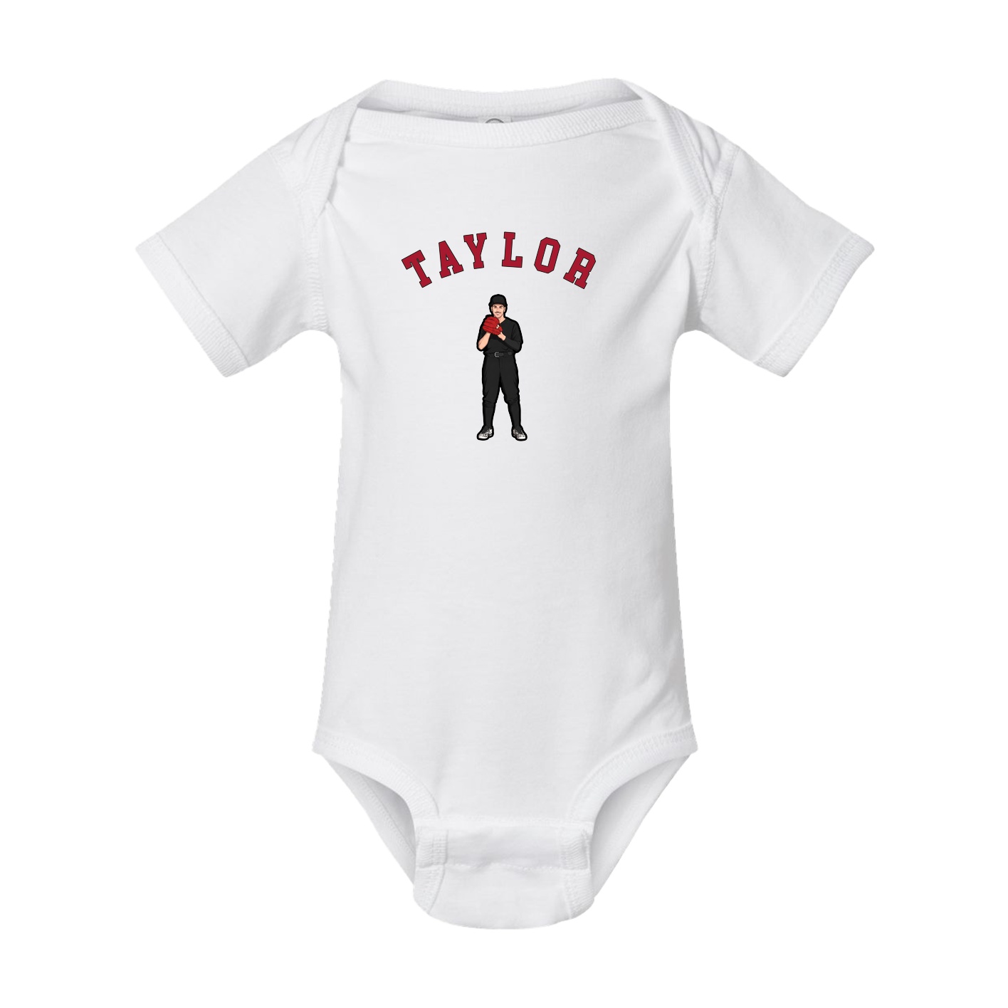 Baby Onesie — Shirsey Arch in White