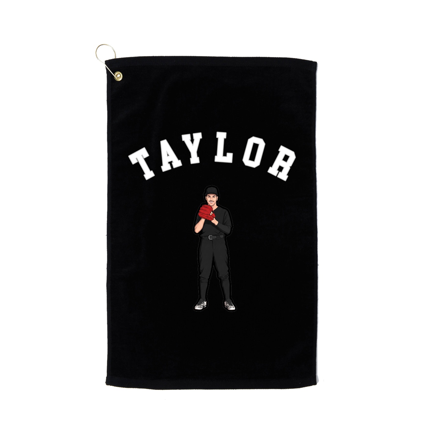 Golf Towel — Shirsey Arch in Black