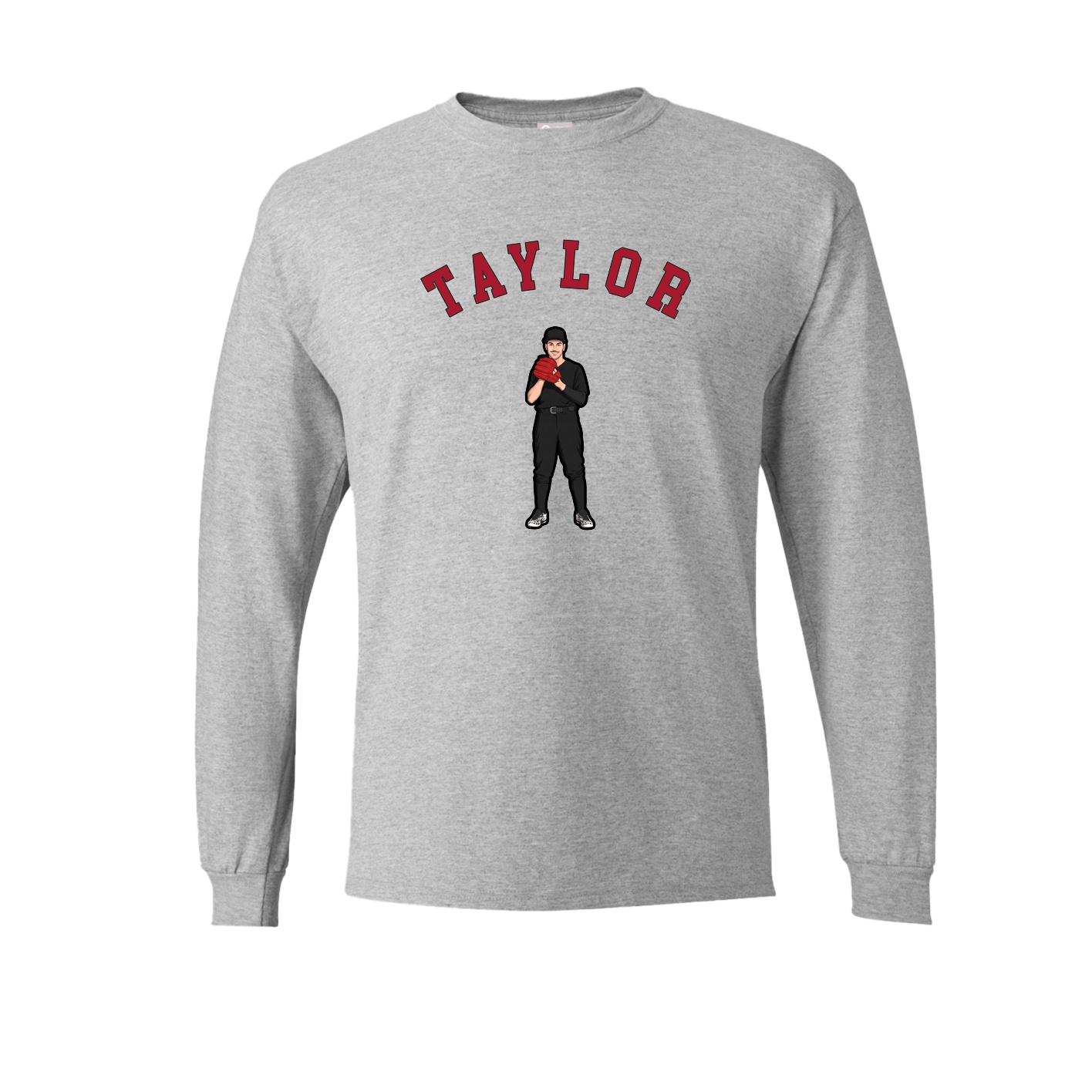 Long Sleeve Tee — Shirsey Arch in Grey