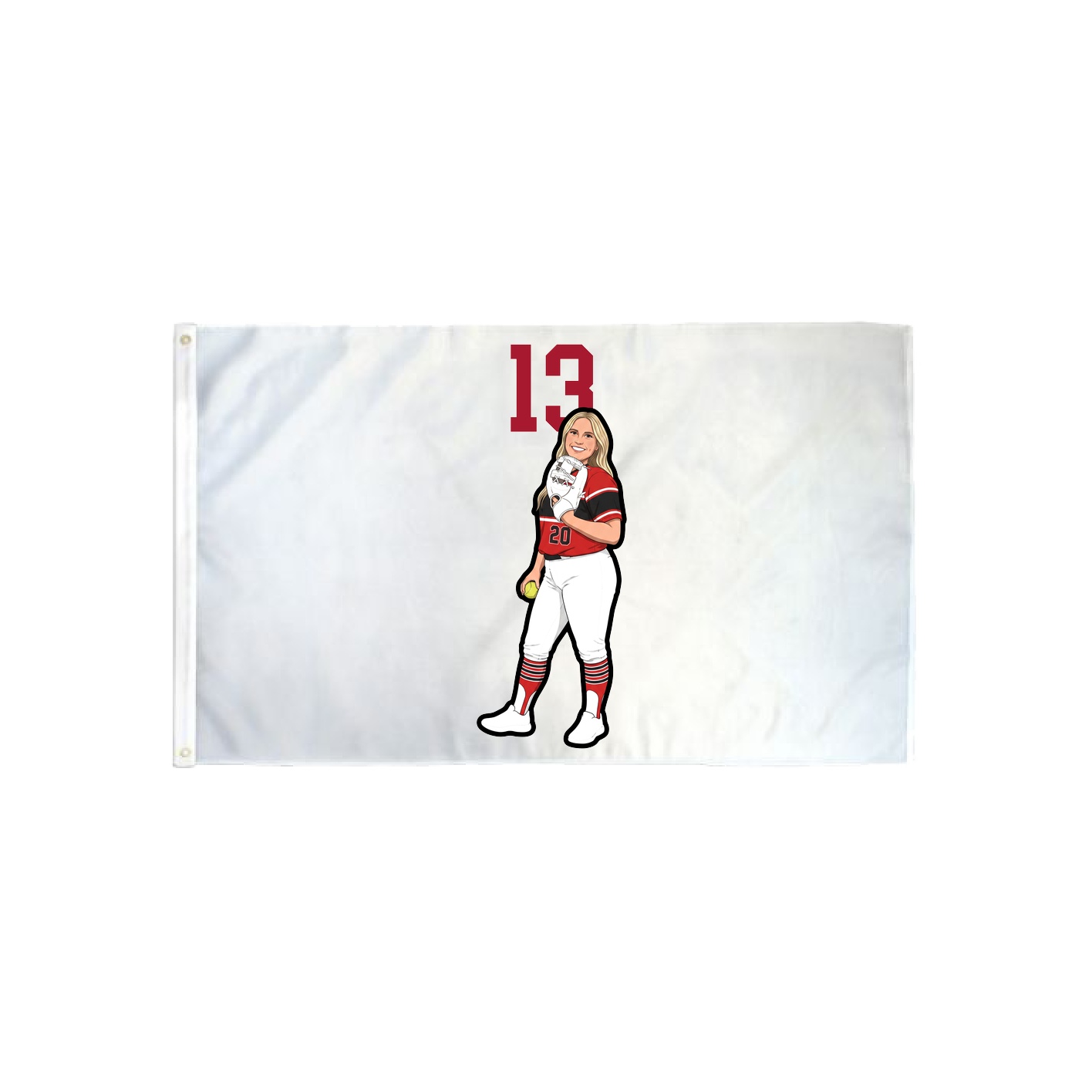 3x5 Flag — Number Top in Classic