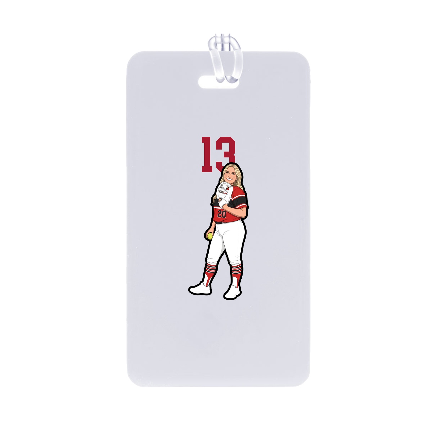Bag Tag — Number Top in Classic
