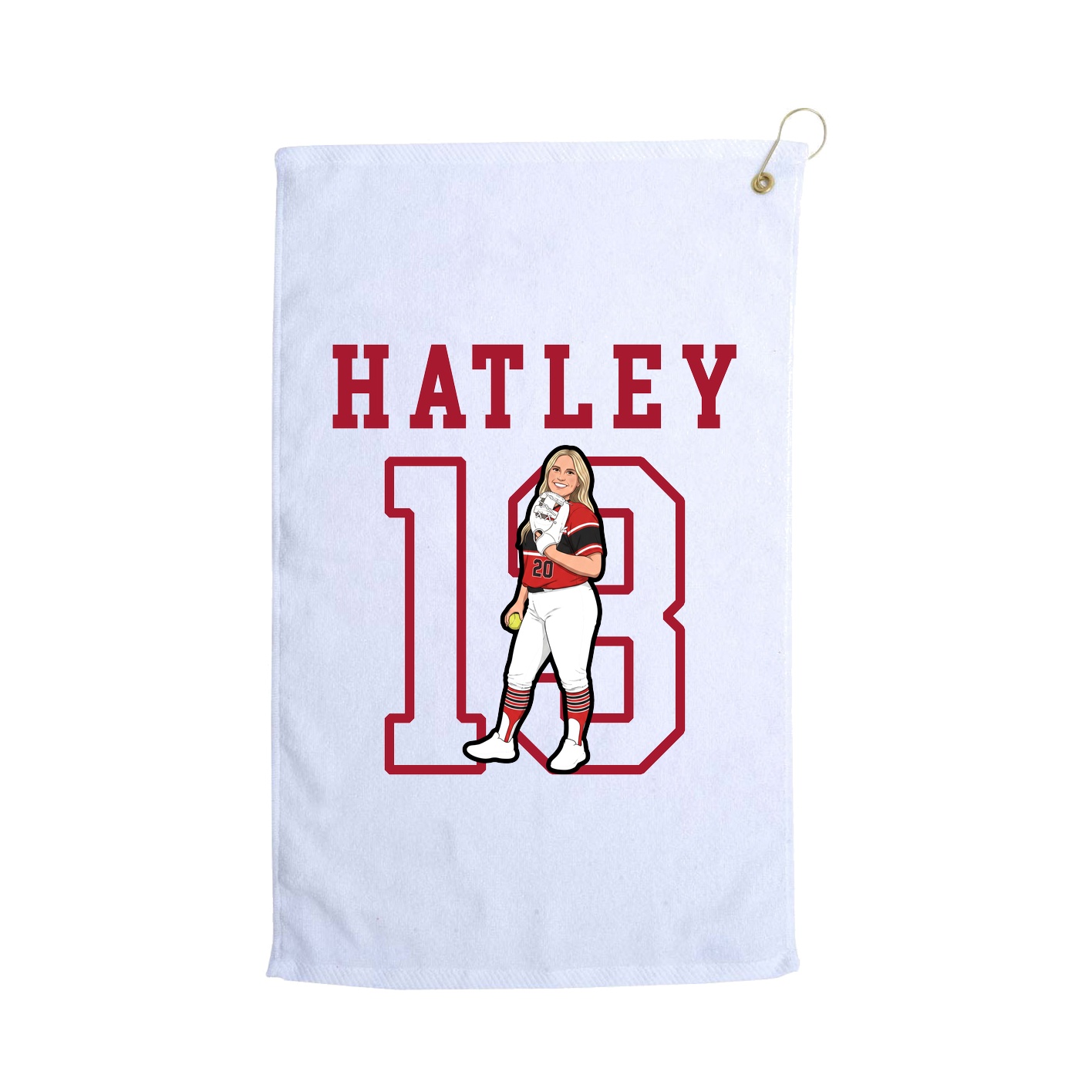 Golf Towel — Shirsey in White