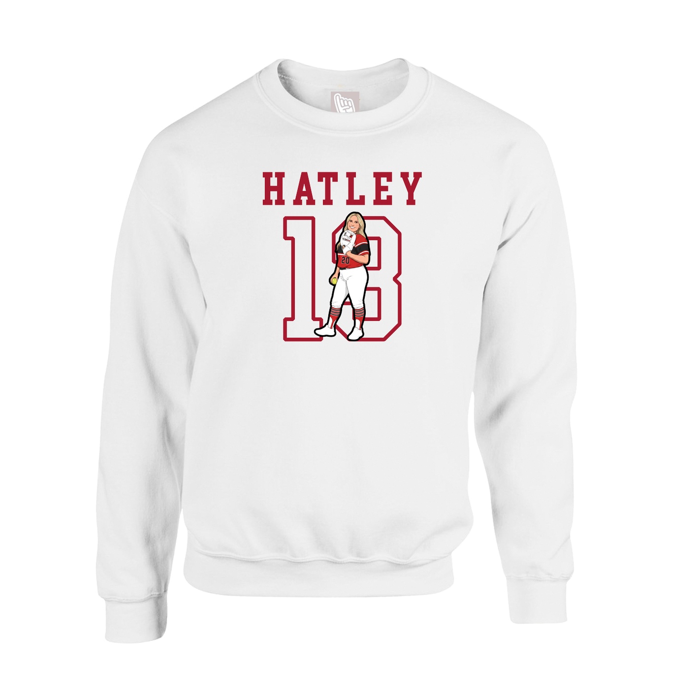 Fleece Crew — Shirsey in White