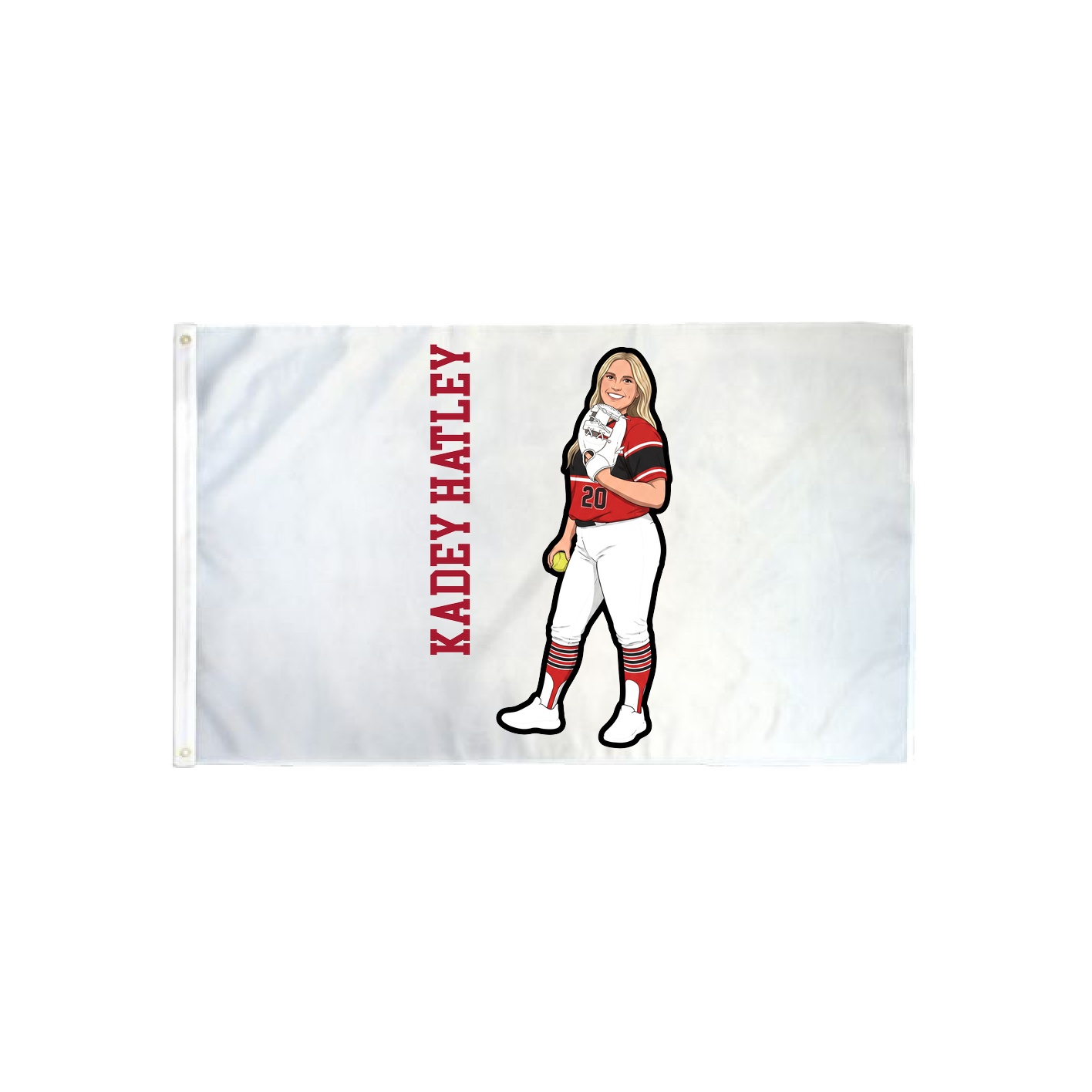 3x5 Flag — Name Vertical in Classic