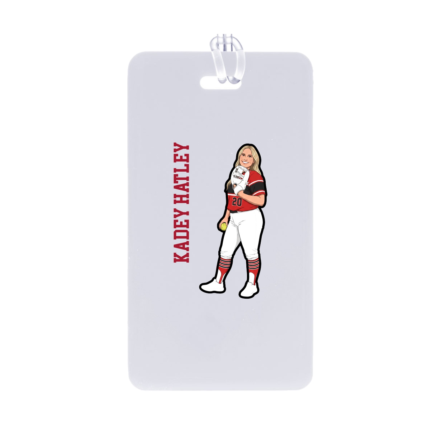 Bag Tag — Name Vertical in Classic