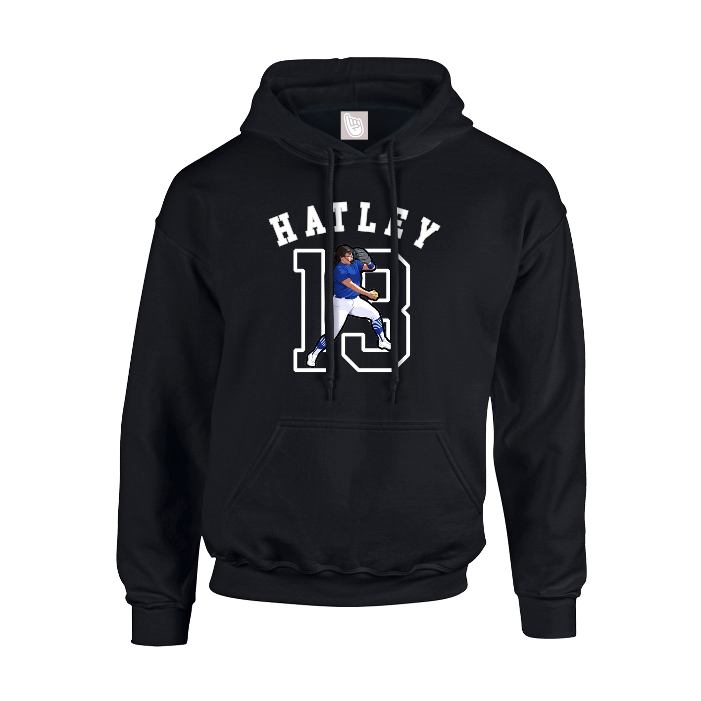 Youth Hoodie — Shirsey Arch in Black