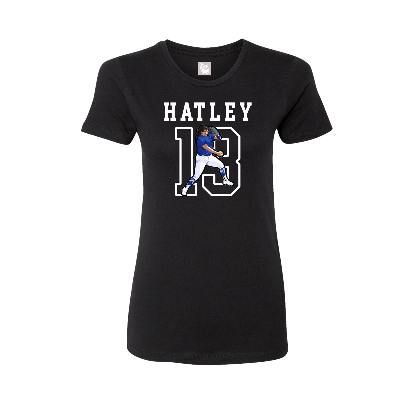 Fitted Women's Tee — Shirsey in Black