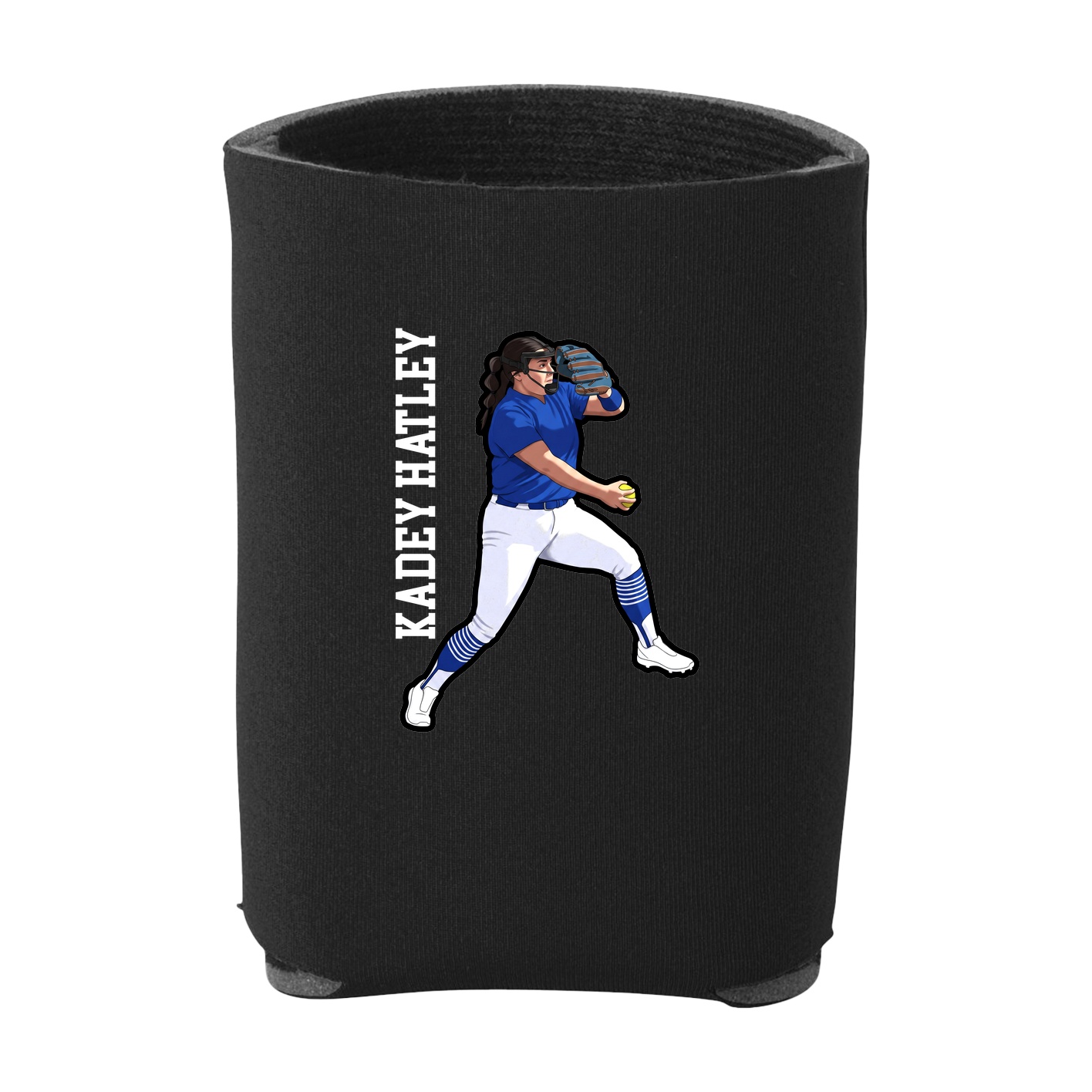 Can Holder — Name Vertical in Black
