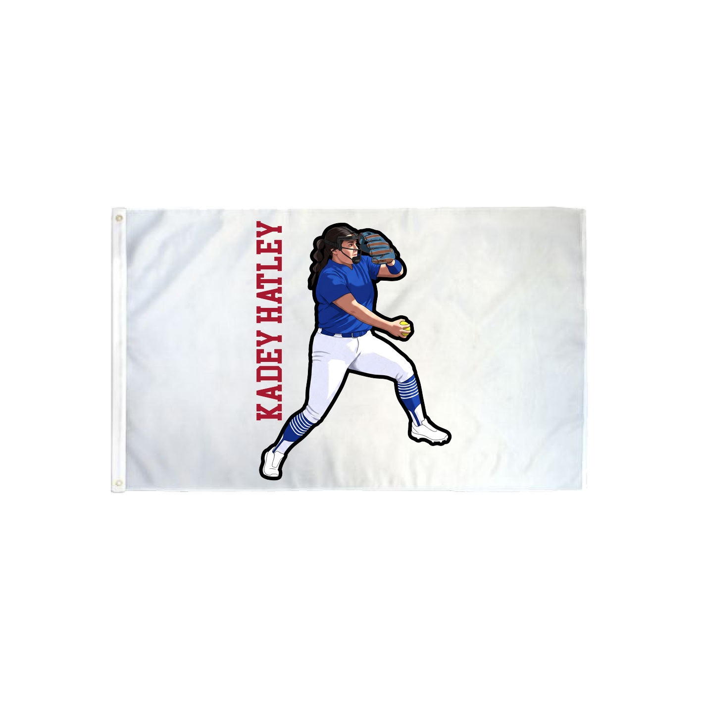 3x5 Flag — Name Vertical in Classic