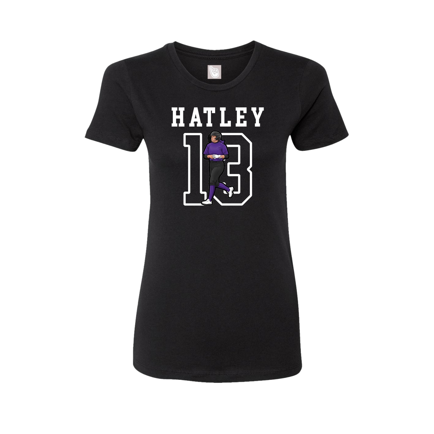 Fitted Women's Tee — Shirsey in Black