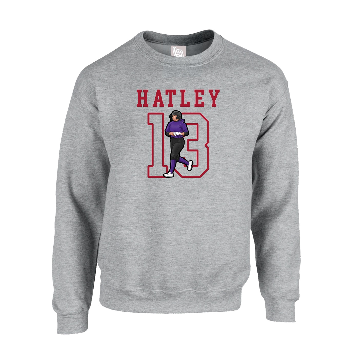 Fleece Crew — Shirsey in Grey