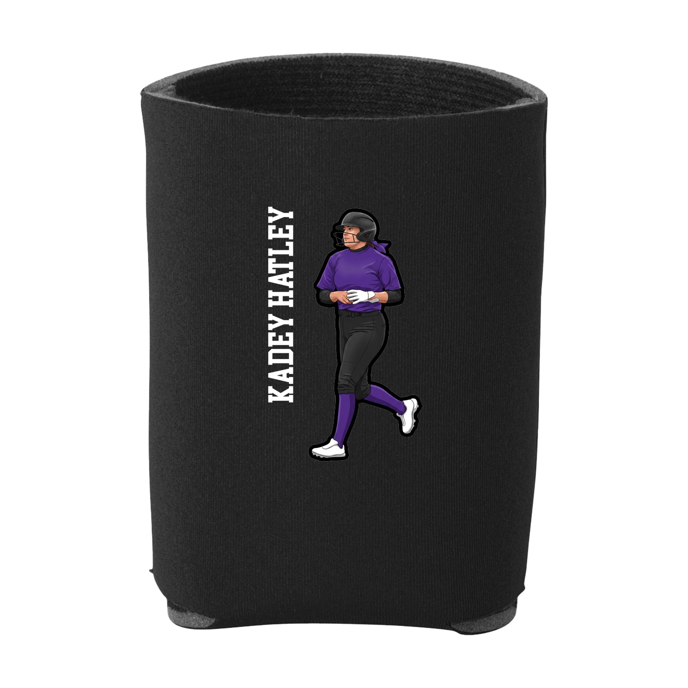 Can Holder — Name Vertical in Black