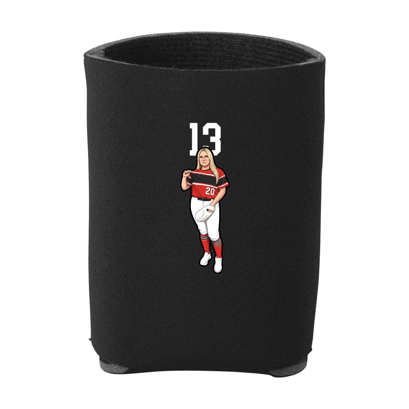 Can Holder — Number Top in Black