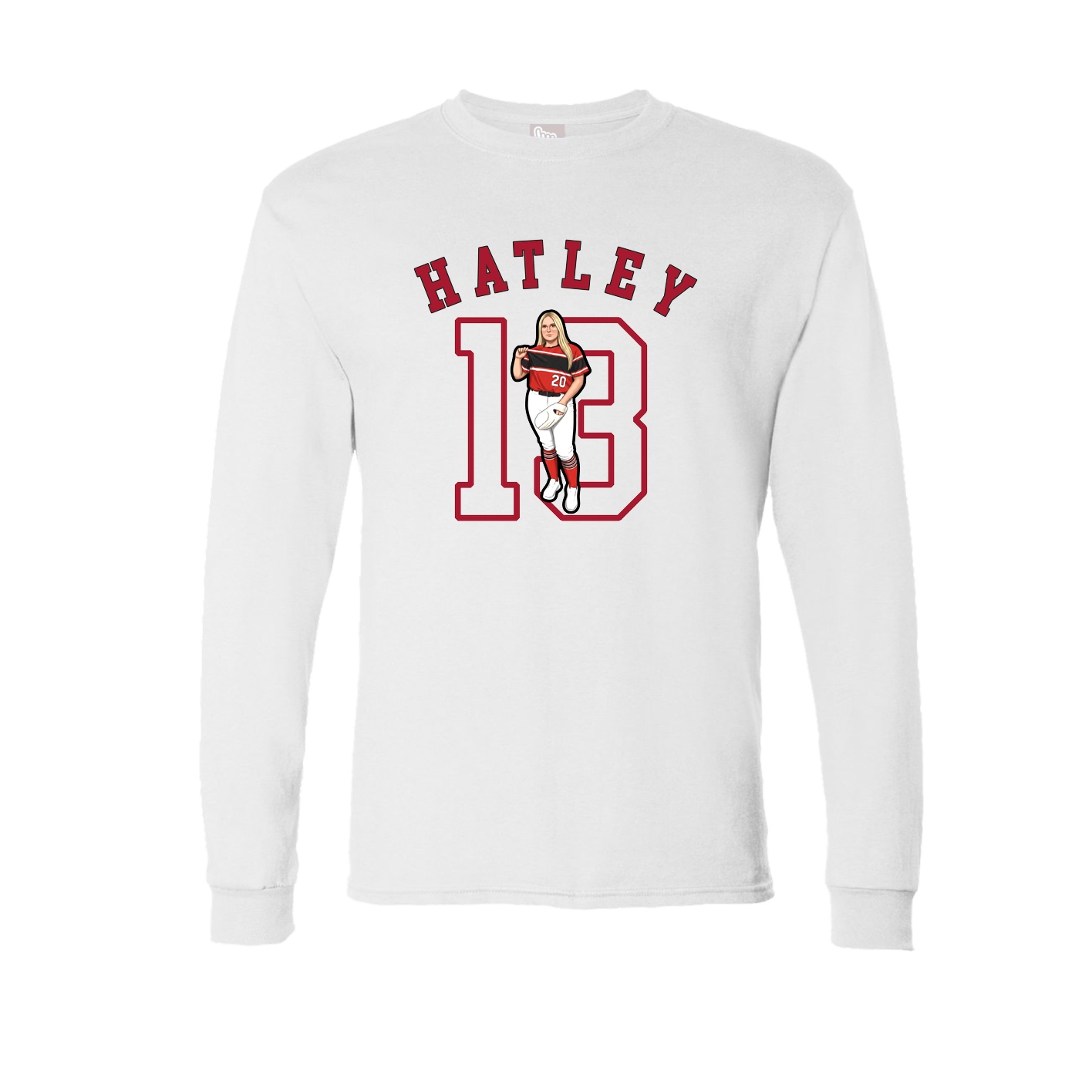 Long Sleeve Tee — Shirsey Arch in White