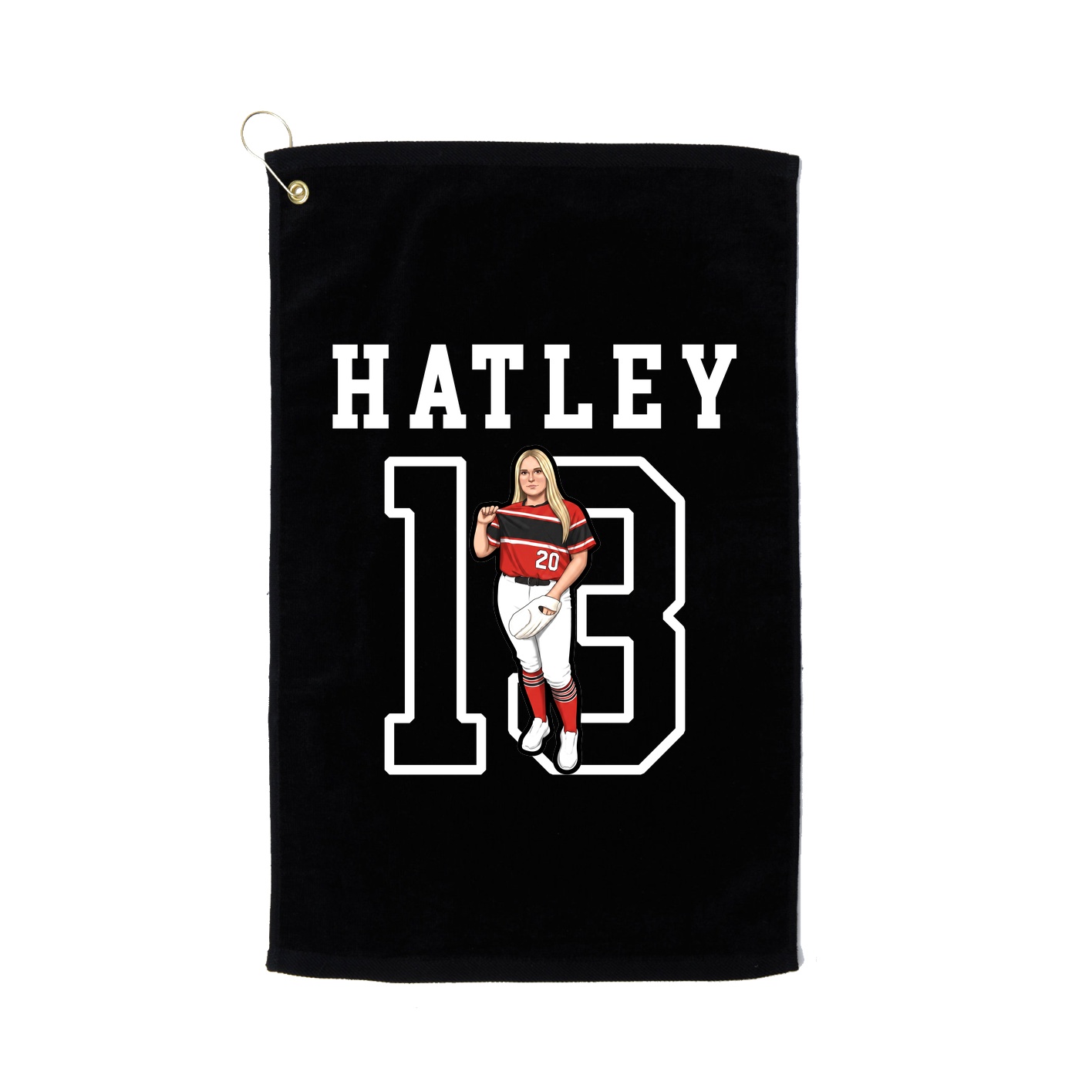 Golf Towel — Shirsey in Black