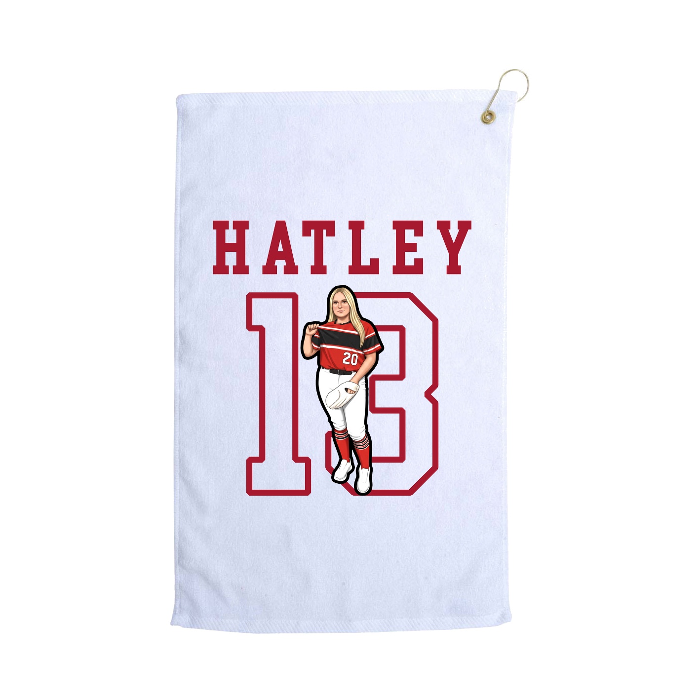 Golf Towel — Shirsey in White